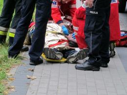 26-letni kierowca dachował podczas wyprzedzania