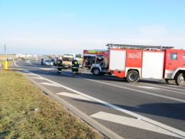 Kolejny wypadek we Wrzoskach - jedna osoba została ranna