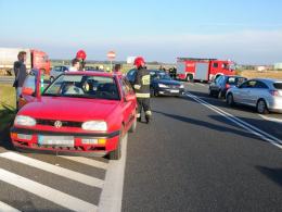Kolejny wypadek we Wrzoskach - jedna osoba została ranna