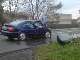 Dwa wypadki na jednej ulicy