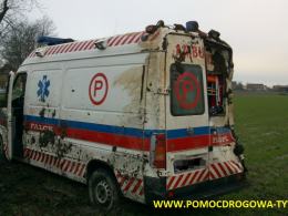 Wypadek ambulansu pod Kędzierzynem-Koźlem