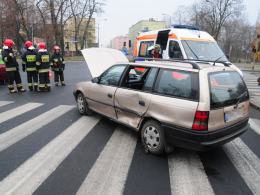 Wypadek na skrzyżowaniu ulicy Wrocławskiej i Niemodlińskiej