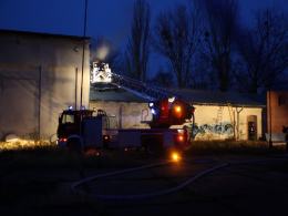 Pożar budynku dyskoteki w Brzegu