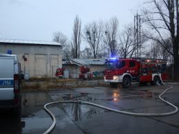 Pożar budynku dyskoteki w Brzegu