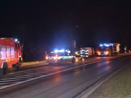 81-letni motorowerzysta trafił do szpitala po wypadku