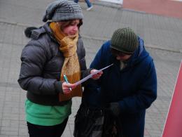 Mikołajkowa akcja krwiodawstwa na Placu Wolności