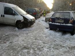 Trzy auta zderzyły się w Antoniowie