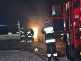 Pożar kotłowni w Więcmierzycach. Ktoś zaprószył ogień?
