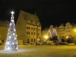 Świąteczne oświetlenie w Nysie. Miasto w ubiegłym roku zapłaciło za nie 60 tys. zł.