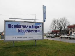 Ateistyczny billboard budzi kontrowersje