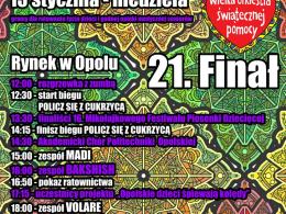 Zobacz plakat XXI Finału WOŚP w Opolu.