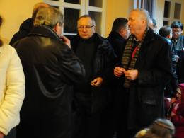Opolscy sportowcy na spotkaniu opłatkowym u kapelana sportu