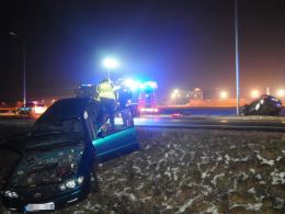 Kolejny kierowca spowodował wypadek zawracając na obwodnicy