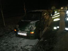 Bus wpadł w poślizg, trzy osoby zostały ranne