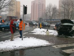 Kobieta zignorowała czerwone światło? Wypadek w Kędzierzynie-Koźlu