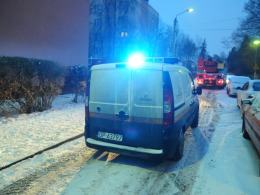 Pożar w bloku na opolskim Zaodrzu