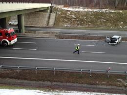Wypadek na A4, autostrada przez godzinę była nieprzejezdna