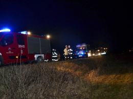 Kierowca opla dachował pod Popielowem