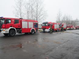 Strażacy ćwiczą w Opolskim Centrum Logistycznym