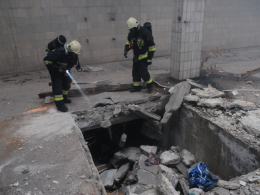 Strażacy ćwiczą w Opolskim Centrum Logistycznym