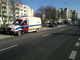 Pieszy został potrącony na ulicy Spychalskiego