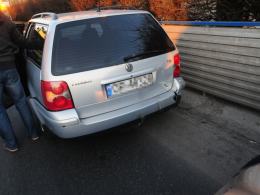 Karambol na moście na Zaodrzu