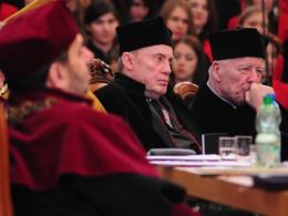 Daniel Olbrychski doktorem honoris causa Uniwersytetu Opolskiego