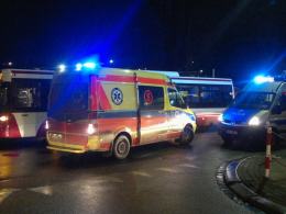 Pijany przechodzień potrącony przez autobus