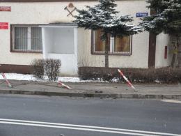Wypadek pod remizą OSP w Łosiowie