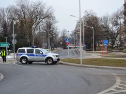 Granat na przystanku autobusowym w Nysie