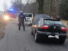 Kierowca zasłabł za kierownicą i uderzył w drzewo