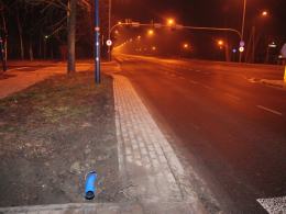 Nocna "szarża" po Opolu zakończona na latarni