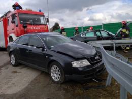 Jaguar i audi zderzyły się w Zimnicach