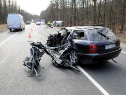 Groźny wypadek na trasie Opole - Ozimek