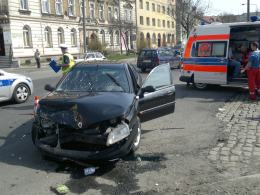 Kierowca skody wymusił pierwszeństwo doprowadzając do zderzenia