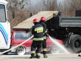 Ćwiczenia służb ratowniczych w Skarbimierzu i Brzegu