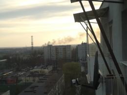 Pożar baraków w Chmielowicach