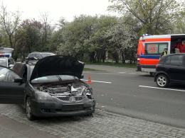 Kierowca toyoty ranny po zderzeniu na ul. Luboszyckiej