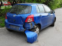 Kierowca toyoty ranny po zderzeniu na ul. Luboszyckiej