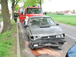 Wypadek w Dobrzeniu Wielkim, zderzyły się trzy auta