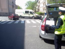 Kobieta ranna po zderzeniu w centrum Opola