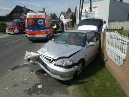 30-latek ranny po wypadku w Komprachcicach