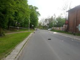 Motocyklista śmiertelnie potrącił rowerzystę