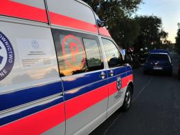 Kobieta wjechała quadem w samochód