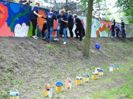 Opolanie zwyciężyli w konkursie, dziś wielkie malowanie muru nad Odrą