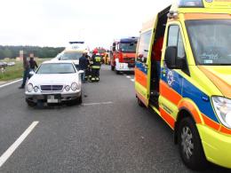 Wypadek trzech samochodów na obwodnicy Opola