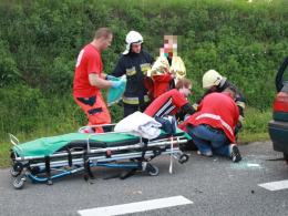 Wypadek trzech samochodów na obwodnicy Opola