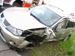 Wypadek trzech samochodów na obwodnicy Opola