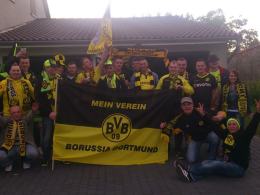 W Chróścicach spotkali się miłośnicy Borussi Dortmund.