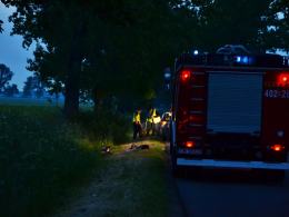 Wypadek pijanego motocyklisty. Prowadził mając 2 promile alkoholu.